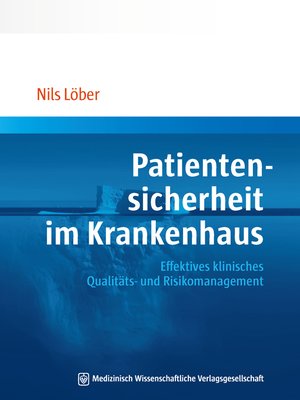 cover image of Patientensicherheit im Krankenhaus